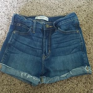 Abercrombie and Fitch womens jean shorts